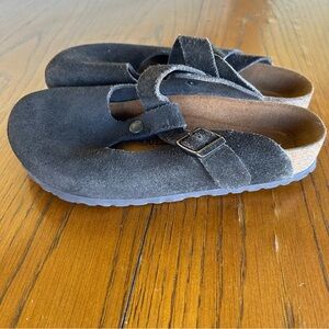 Birkenstock Soft Footbed brown clogs, size 6-6.5